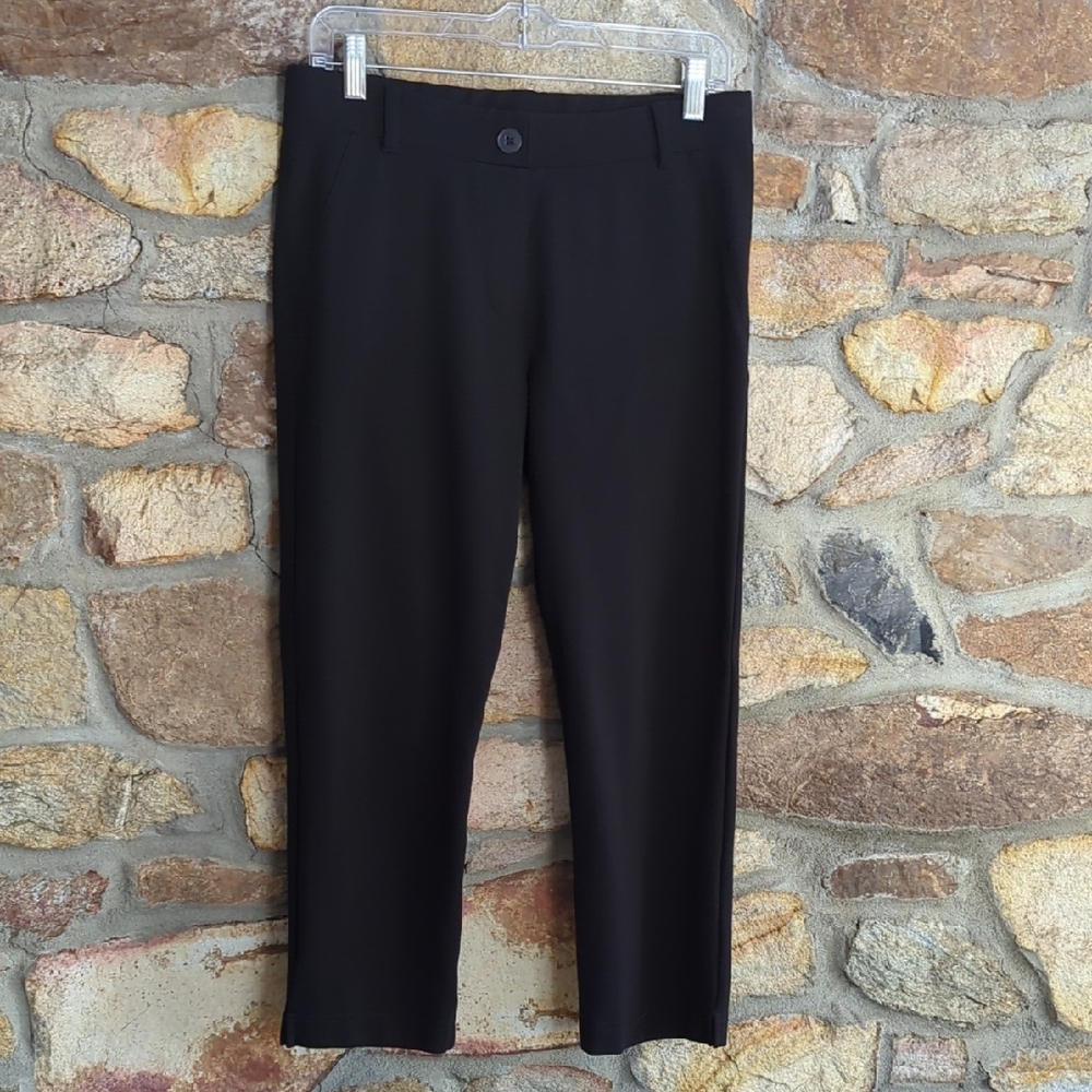 Betabrand Black Cropped Pants
